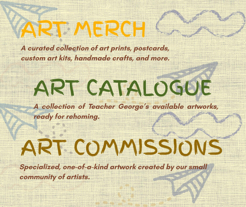 Art Merch, Art Catalogue, Art Commissions